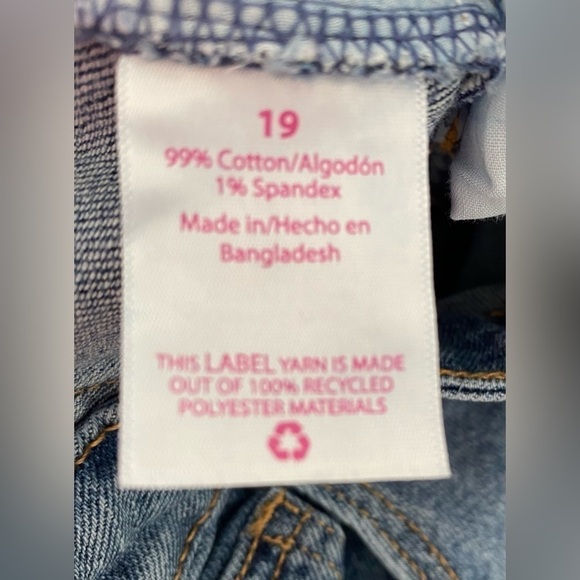 No Boundaries NOBO Juniors Distressed Flare Leg Jeans Frayed Hem Size 19 - Picture 5 of 8